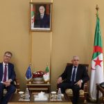 Monsieur  le Ministre de la Justice, Garde des Sceaux reçoit le chef de la Délégation de l’Union Européenne en Algérie